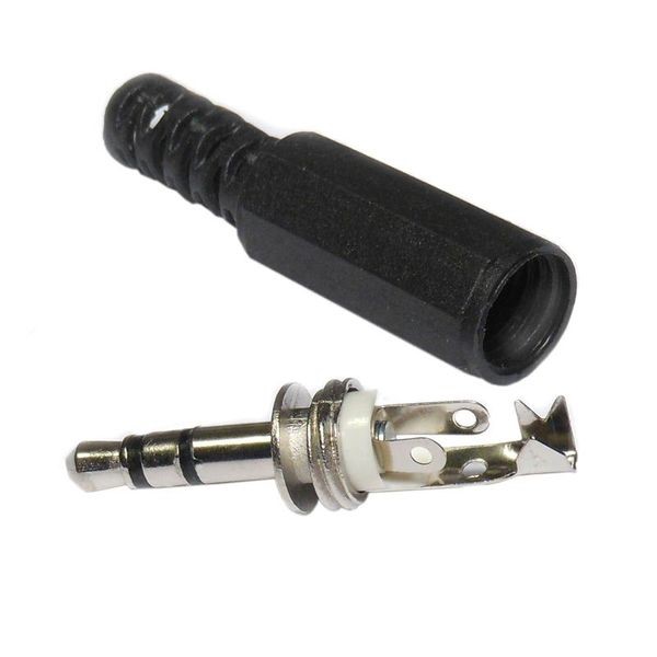3.5mm Stereo Plug w/Plastic Handle - Click Image to Close